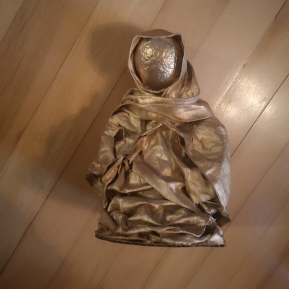 VTG 7 Pc. Set of Folk Art Paper & Materials Painted Nativity Set - Picture 6 of 16